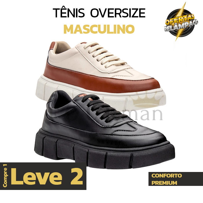 Tênis OVERSIZE PREMIUM-(Lançamento)-COMPRE 1 E LEVE 2