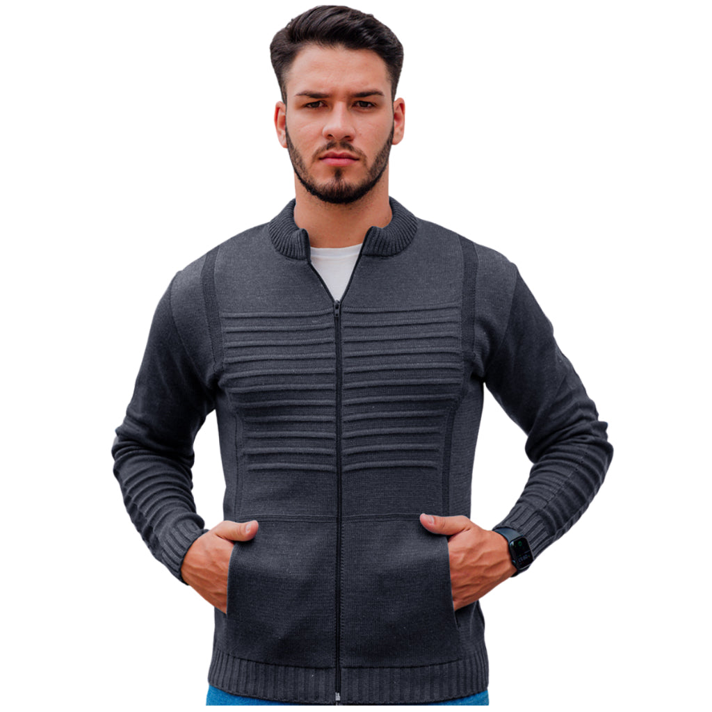 Suéter over-side masculino gola alta