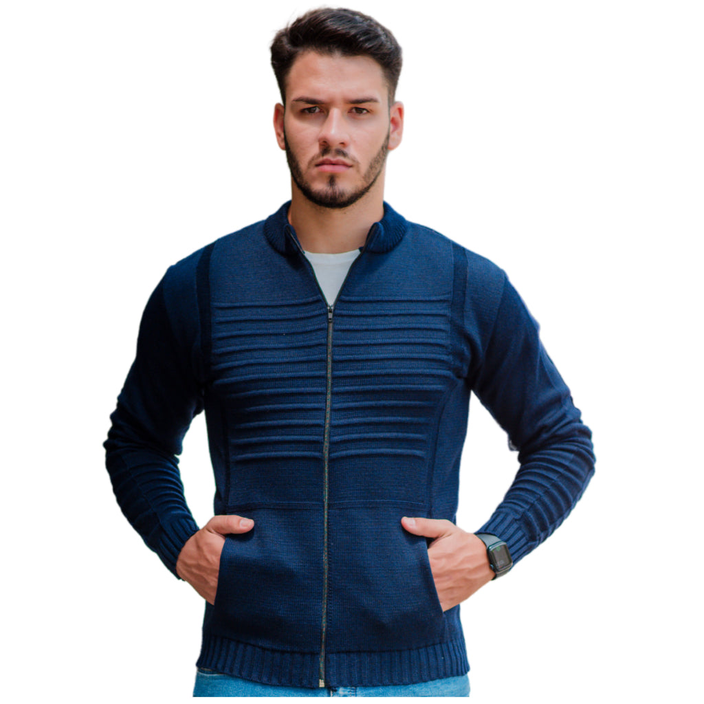 Suéter over-side masculino gola alta