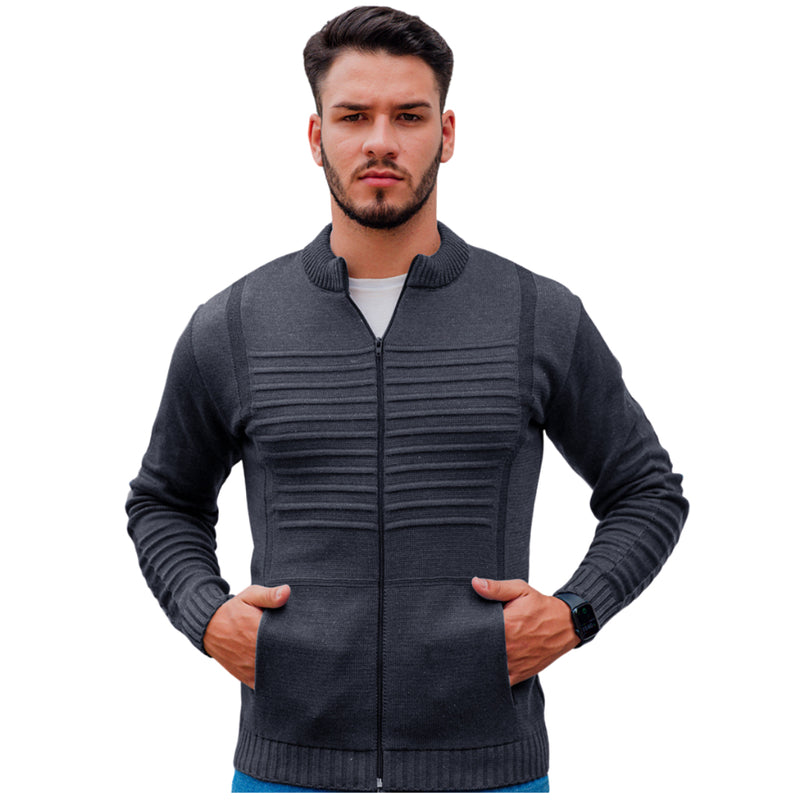 Suéter over-side masculino gola alta